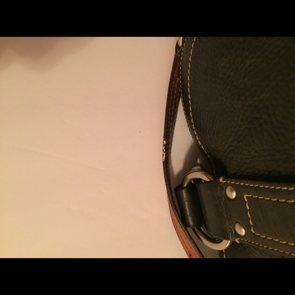 Coach F10893 Black Pebbled Satchel - Picture 7 of 7